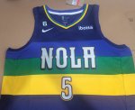 NBA 5 Jones New Orleans Pelicans 22-23 city Maillot imprimé